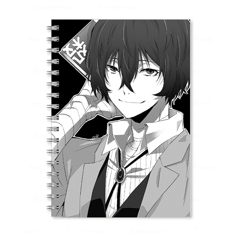 Скетчбук по аниме Проза бродячих псов (Bungou Stray Dogs, Бродячие псы, Дазай, Чуя) А5 40 листов  #1