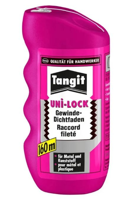 Нить (нитка) сантехническая 160м монтажная Henkel Tangit Uni-Lock, для герметизации резьбовых соединений #1