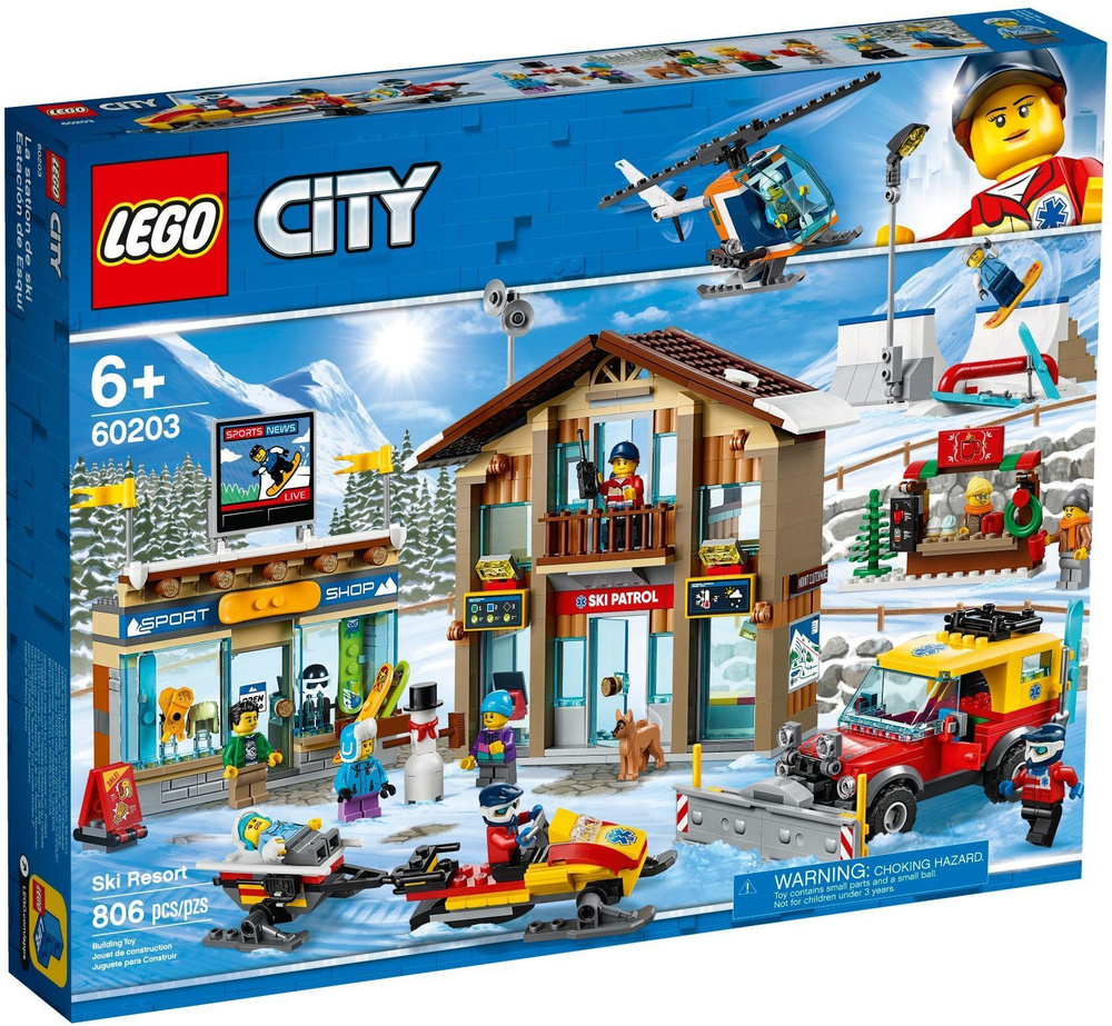 Конструктор LEGO City 60203 Горнолыжный курорт #1