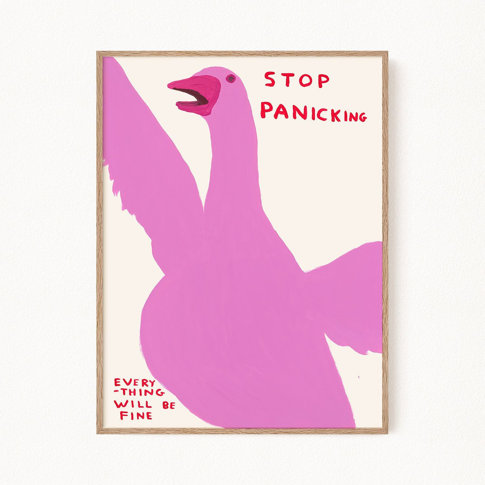 Постер "Stop Panicking - Перестань паниковать!", 21х30 см #1