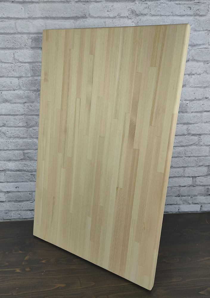 Столешница деревянная для стола, без шлифовки и покраски, 140x75х4 см  #1