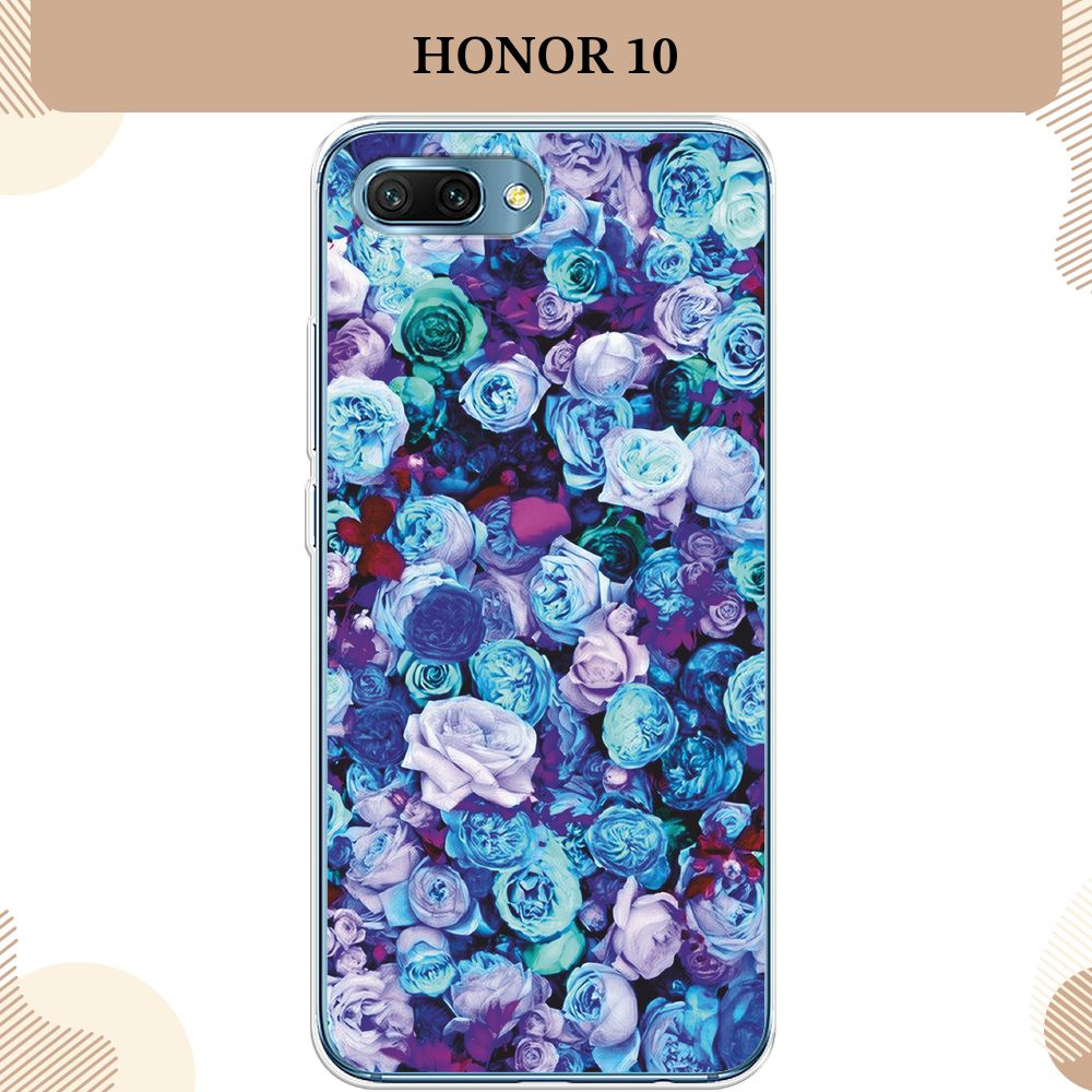 Силиконовый чехол на Honor 10 / Хонор 10 Цветочный ковер #1