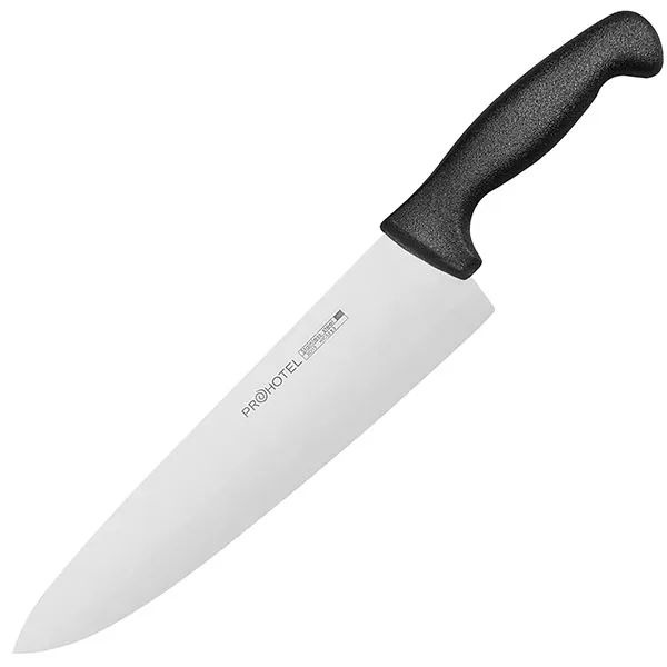Кухонный нож "Prohotel", длина лезвия 24 см, черный #1
