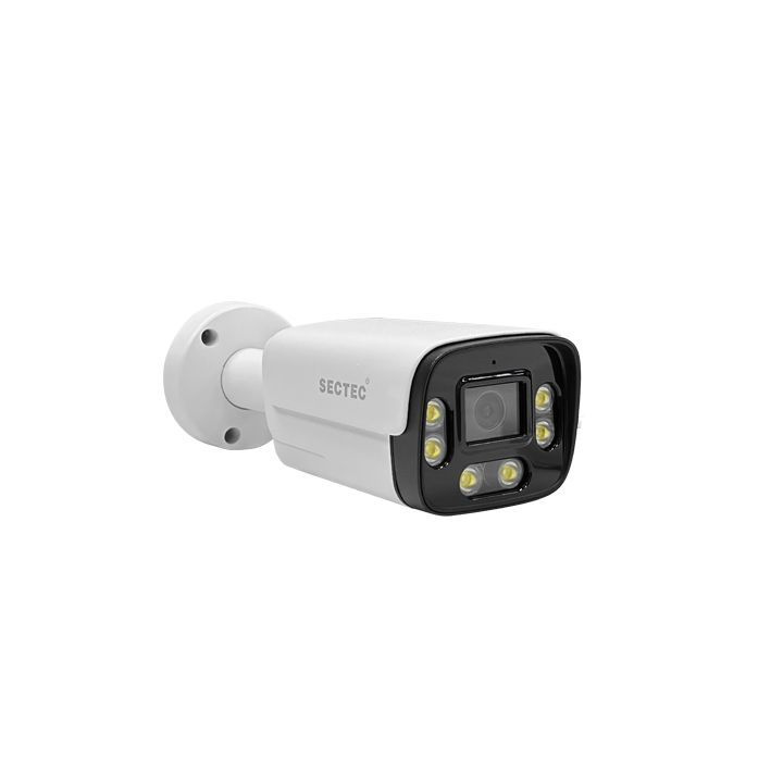 Уличная AHD STARVIS камера видеонаблюдения 5МП с белой подсветкой SECTEC ST-AHD485HD4-5M-K-2.8-W-OZ  #1