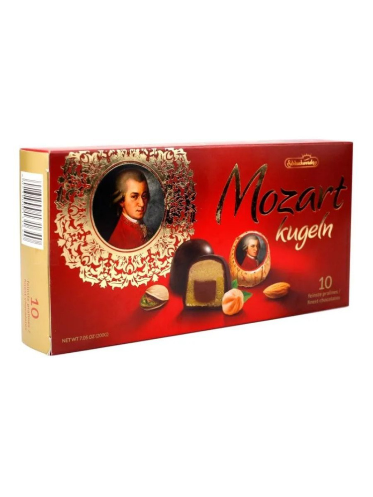 Шоколадные конфеты Schluckwerder Mozart Kugeln 200г #1