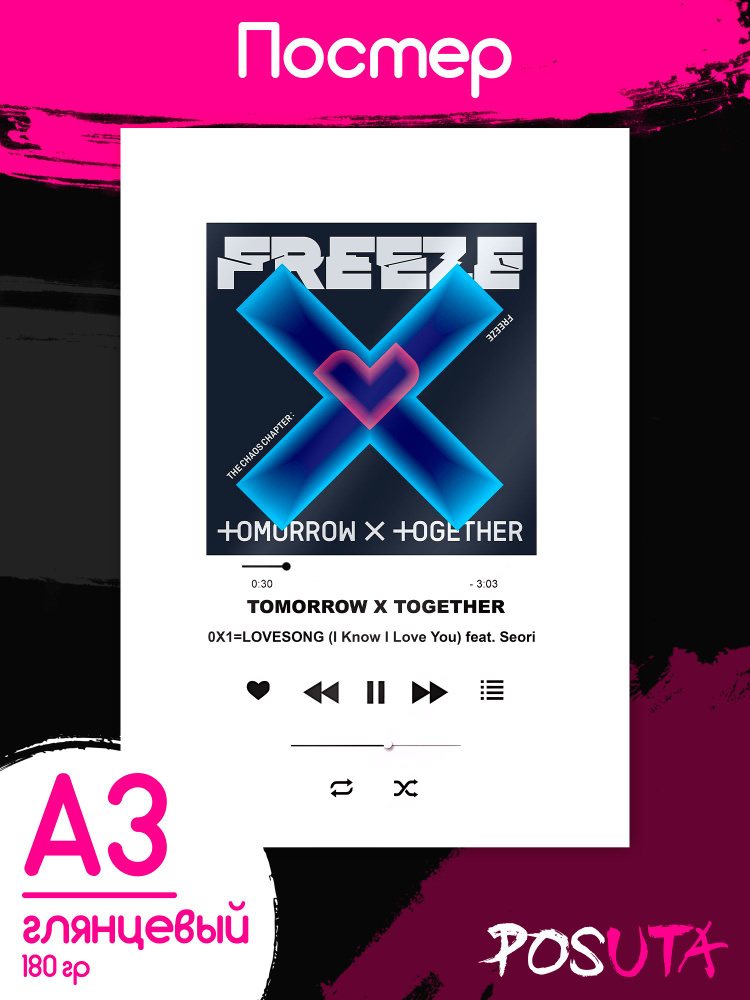 Постер на стену Spotify TOMORROW X TOGETHER #1