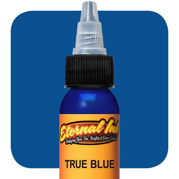 TRUE BLUE Eternal краска пигмент для тату синий / голубой оттенок (2 oz / 60 мл)  #1