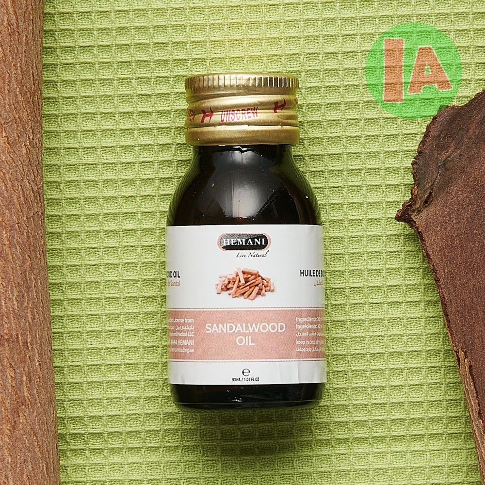 Индийское масло сандала Hemani Sandalwood Oil 30ml/натуральное/для кожи/для массажа/для ароматерапии #1