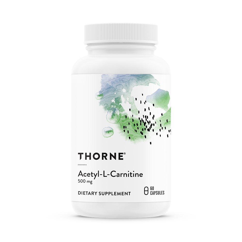 Thorne Research, l L-Carnitine, L-карнитин, 60 капсул #1