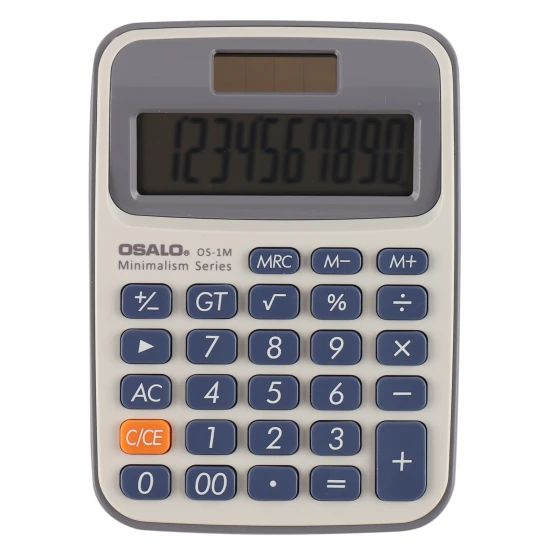 Калькулятор настольный, 10 разрядов, питание двойное, 120*87*23 мм, 1 шт. в заказе  #1