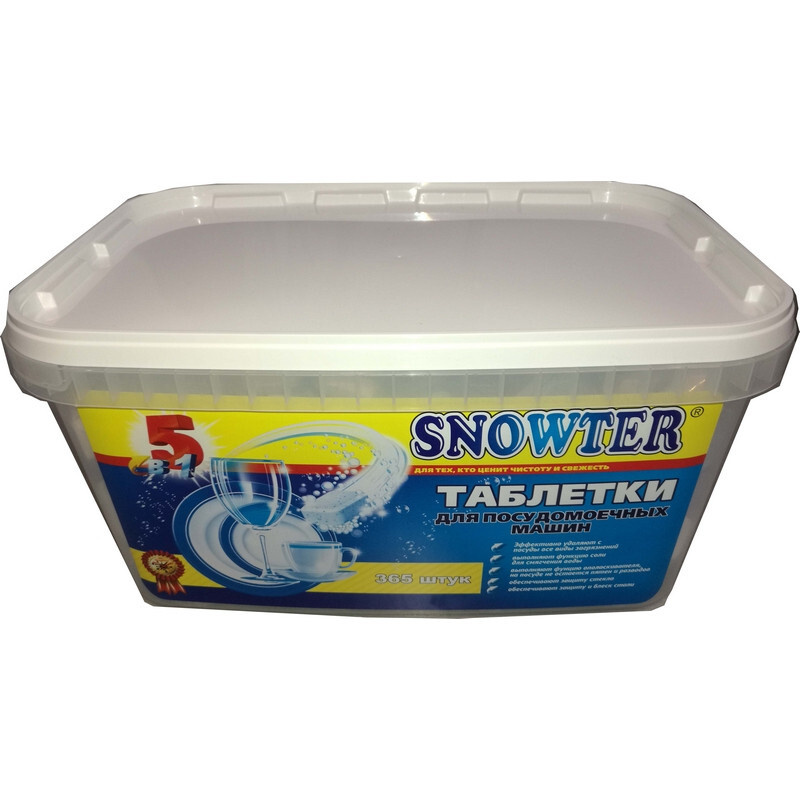 Таблетки для посудомоечных машин SNOWTER 365 шт/уп #1