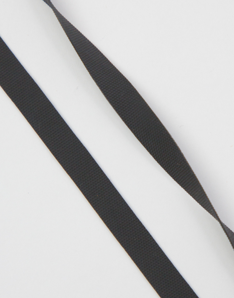 Латексная резинка для купальников рельефная цвет Черный, 7 мм, 30 м  #1