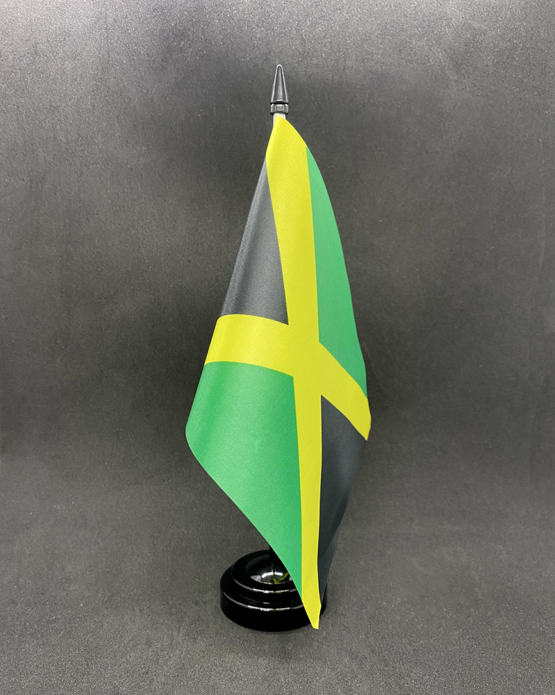 Ямайка. Настольный флаг на подставке, 30 см #1