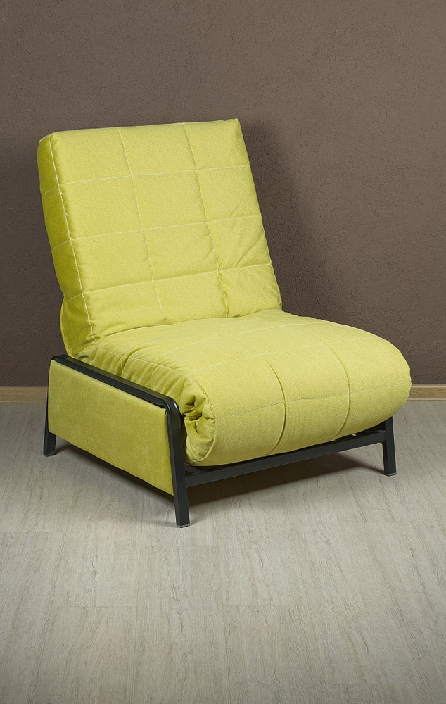 Кресло-кровать, 75х75х97 см,светло-желтый #1
