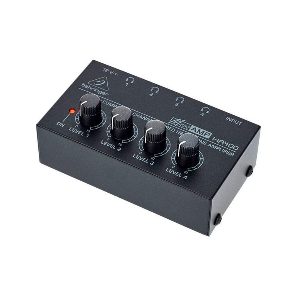 BEHRINGER HA400 компактный 4-канальный усилитель для наушников - купить ...