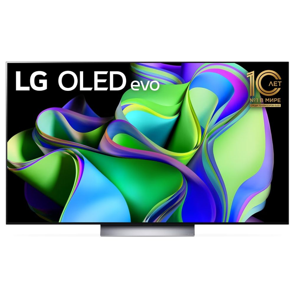 LG Телевизор OLED77C3RLA.ARUB OLED, Smart TV, Wi-Fi; голосовое управление; 77" 4K UHD, серый  #1