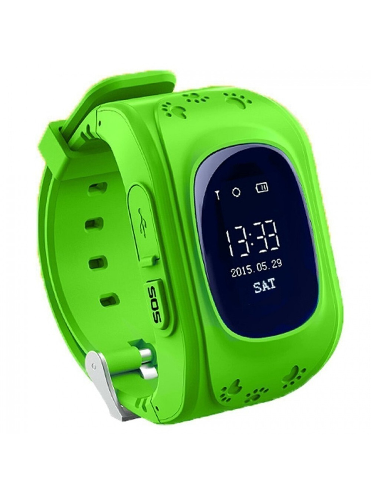 Musson Baby Watch Q50 Детские умные часы с GPS трекером (зеленый) #1