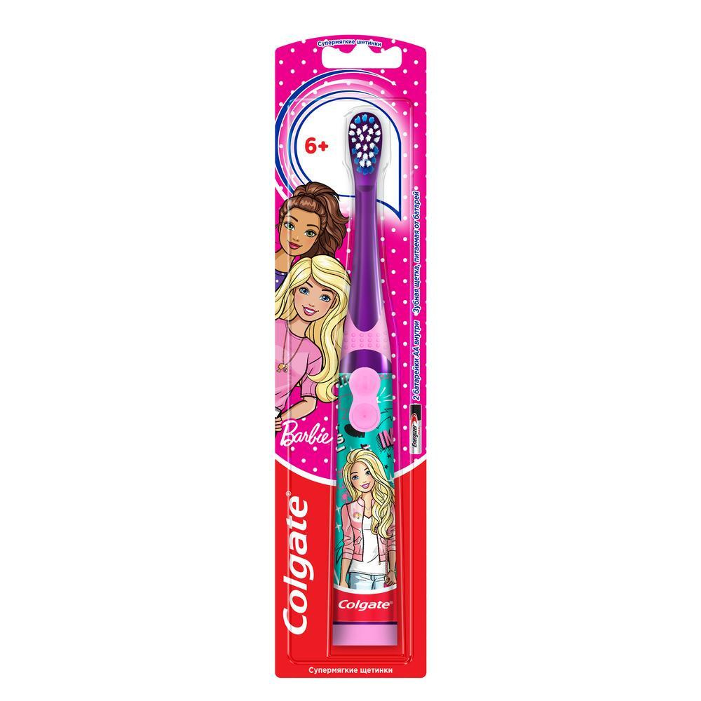 Зубная щетка электрическая Colgate CN07552A Barbie фиолетовая #1