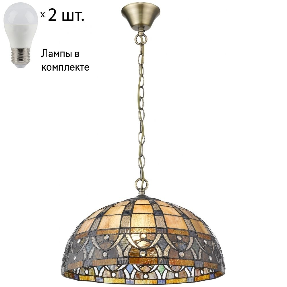 Подвесной светильник с лампочками Velante 824-806-02Lamps E27 P45 #1