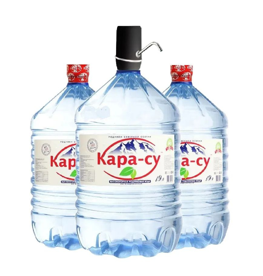 Кара-су Вода Питьевая Негазированная 19000мл. 3шт - купить с доставкой ...