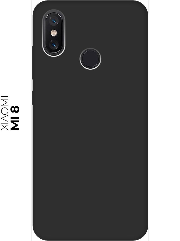 RE:PA Чехол Soft Sense для Xiaomi Mi 8 черный #1