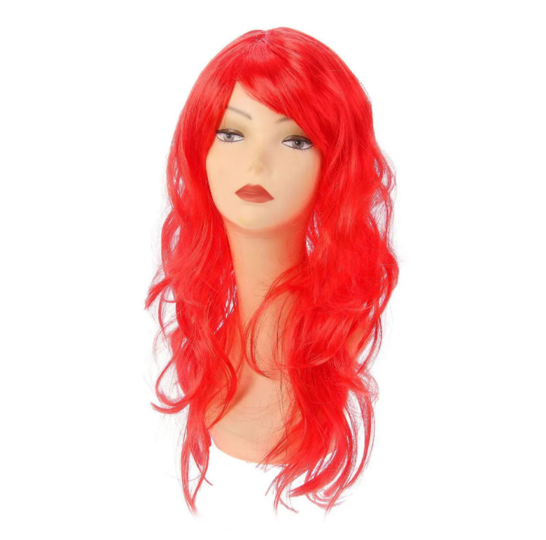 Карнавальный парик Newstyle Красный, длина 50 см. #1