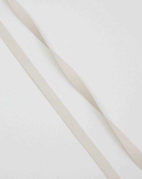 Латексная резинка для купальников рельефная цвет Белый, 6 мм, 10 м  #1