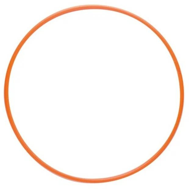 Обруч для художественной гимнастики Оранжевый , диаметр 55 см (Россия)  #1