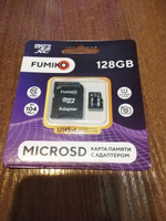 Карта памяти FUMIKO 128GB MicroSDXC class 10 UHS-I (с адаптером SD) #39, Рамиль М.