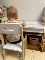 Растущий стол и стул для детей от года с грифельной доской и контейнерами #4, Ольга М.