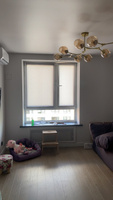Рулонные шторы Shantung 50х160 см на окно серый #68, Олег Т.