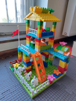 Конструктор LX Игровая площадка, 148 деталей подарок для девочек, для мальчиков, лего совместим, совместим с Lego Duplo #33, Наталья Г.