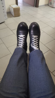 Шнурки для обуви, пара, плоские, 8 мм, 110 см, цвет серебряный #35, Виктория Д.