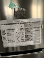 Магнитный планер А3 с маркером на магните на месяц, PaperFox, список дел, планинг доска с поверхностью пиши-стирай на холодильник, 42х30 см #249, Елена М.