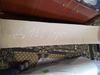 Топпер на диван 160х195 на резинке "ДАУРИЯ" матрас беспружинный хлопковый белый #39, Розалия М.