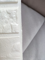 Комплект мягких самоклеящихся пвх панелей для стен 3д/обои самоклеящиеся LAKO DECOR/ цвет Белый, 70x80см, толщина 8мм #52, Диляра М.