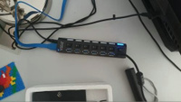 USB разветвитель 3.0 usb hub 7 Порта 2.0 usb хаб с адаптер питания для настольного ноутбука #7, СВЕТЛАНА Ф.