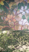 Самоклеящаяся витражная пленка для окон "Сакура", для защиты от солнца и яркого света, размер 45х200 см #60, Isaeva E.