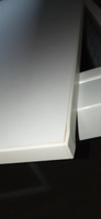 Мебельный щит ЛДСП Egger с кромкой ПВХ 2мм толщина 16 мм. Размер 650х1100х16 Цвет-Белый альпийский #8, Мария К.