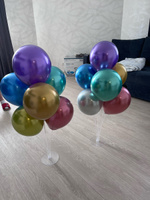 Комплект подставок для воздушных шаров 7 насадок 70 см/ 2 штуки. Стойка для воздушных шариков. Регулируемая высота #69, Ольга О.