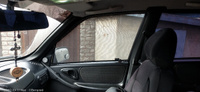 Солнцезащитные автомобильные каркасные автошторки на Шевроле Нива Chevrolet Niva STANDART передние , на встроенных магнитах для автомобиля, шторки на двери в машину #7, Виталий М.