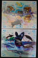 Набор марок #74 Блоки Морские животные-3 Пингвины и котики 10 шт #3, Татьяна А.
