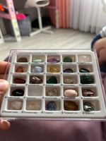 Коллекция камней, набор минералов, самоцветов из 25 натуральных камней, набор для творчества - опыты и эксперименты для детей, подарок для девочки, подарок для мальчика #4, Алексей Ю.