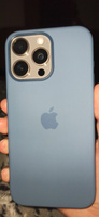 Чехол-накладка Silicone Case MagSafe для iPhone 15 Pro Max / Winter Blue + Защитное стекло Sparta #4, Владислав Д.