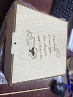Подарочная коробка для упаковки деревянная с наполнителем/ HAND MADE FACTORY #1, Дмитрий Н.