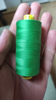 Нитки для шитья нить промышленная для оверлока Mara Gutermann 1000 м № 120/2, 833 зеленый лайм, 1 шт, 700207 #30, Наталия Ш.