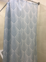 Штора для ванной комнаты и душа текстильная водоотталкивающая 180х220 см полиэстер #50, Разиля Р.