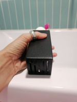 Стакан для ванной, зубных щеток, кистей для макияжа Rail mini, черный #4, Елена К.