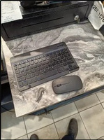 Клавиатура беспроводная и мышь для компьютера,мини русская раскладка Bluetooth бесшумная клавиатура и мышь комплект для планшета, телефона, андроид #7, Арсений К.