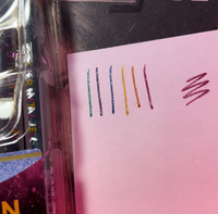 Ручки цветные гелевые с блестками набор Crown Glitter Metal Jell #37, Наталья К.
